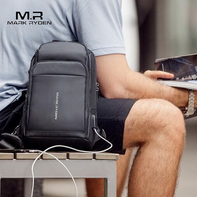 Рюкзак с одной лямкой Mark Ryden MiniMax MR7618 Black MARK RYDEN Черный