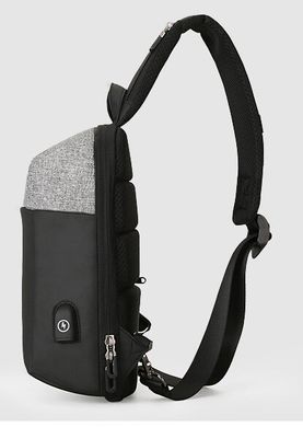 Рюкзак с одной лямкой Mark Ryden MiniPanzer MR7000 Contrast MARK RYDEN черно-серый