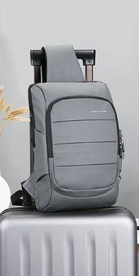 Рюкзак з однією лямкою Mark Ryden Miniturtle MRK9084 Grey  сірий